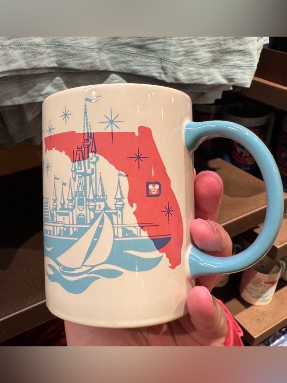 Disney Parks 2026 WDW 55th Anniversary Magic Kingdom Castle Ceramic Coffee Mug